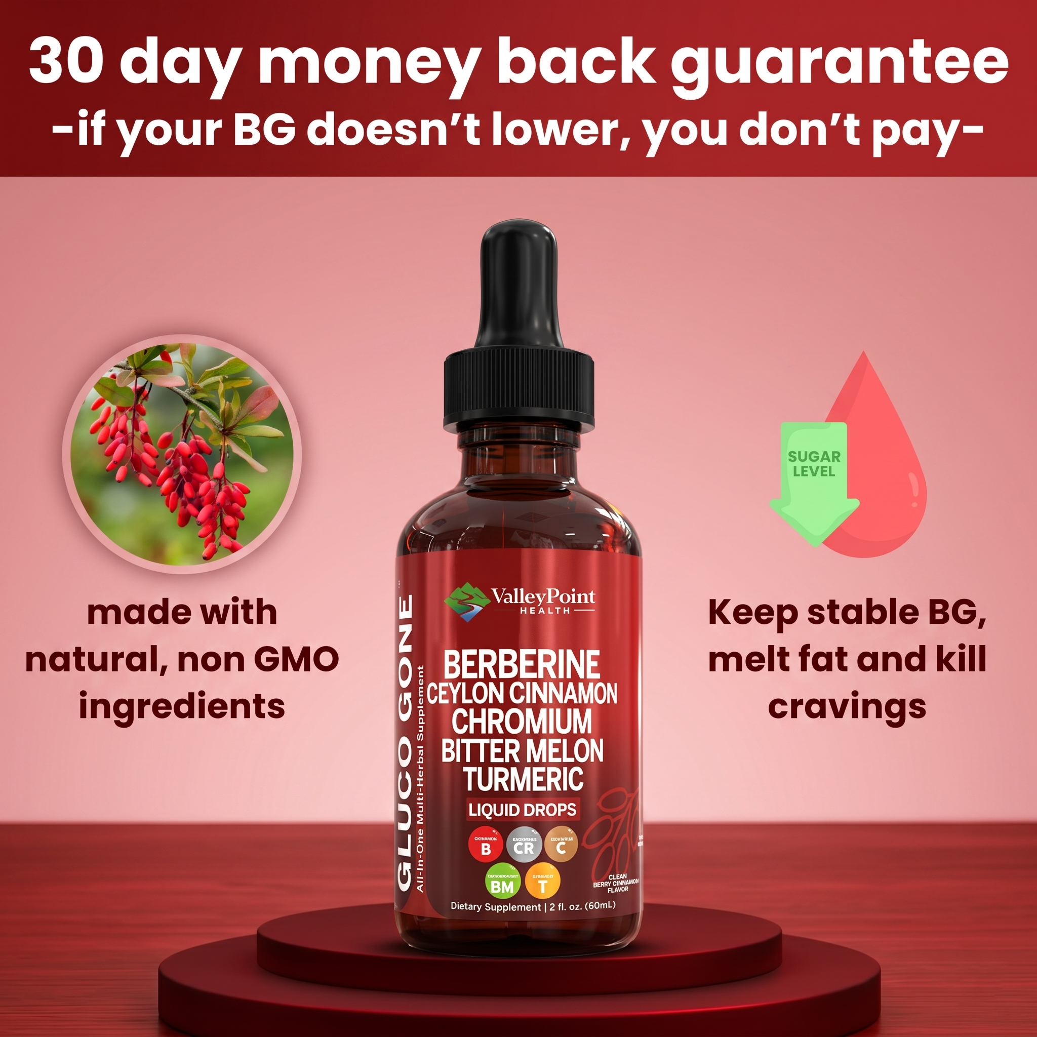 Berberine Cinnamon Blood Sugar Regulator