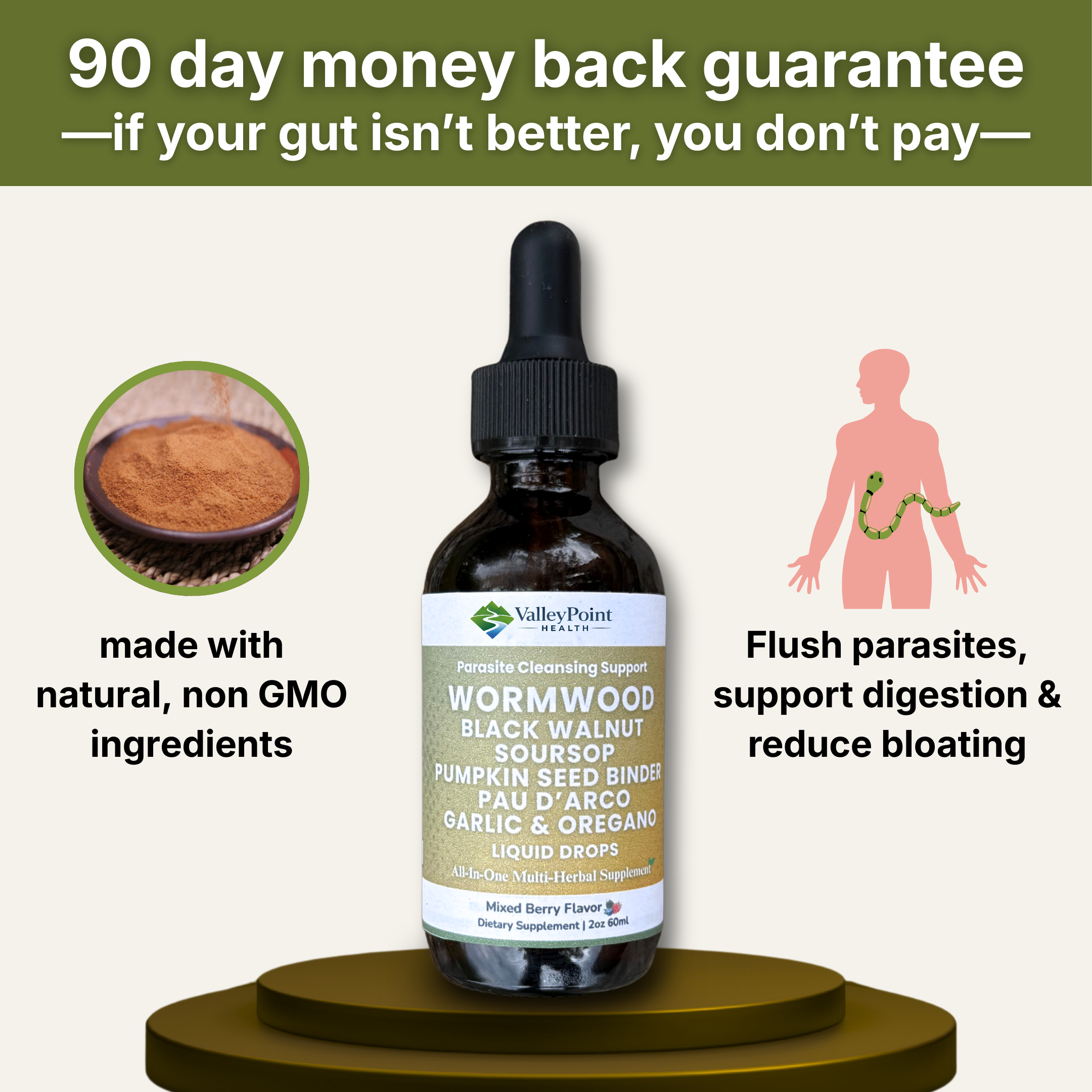 Black Walnut Wormwood Parasite Cleanser