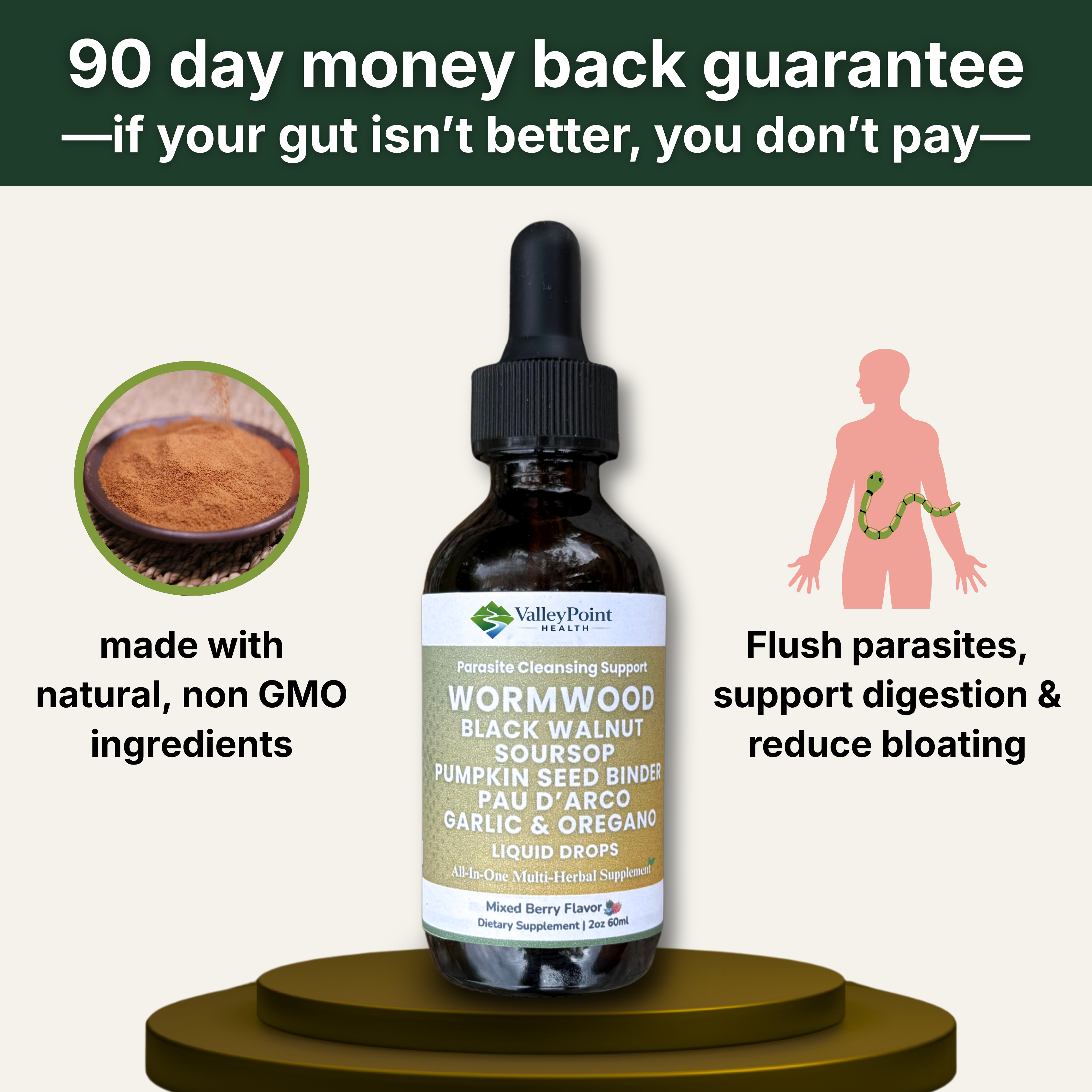 Black Walnut Wormwood Parasite Cleanser