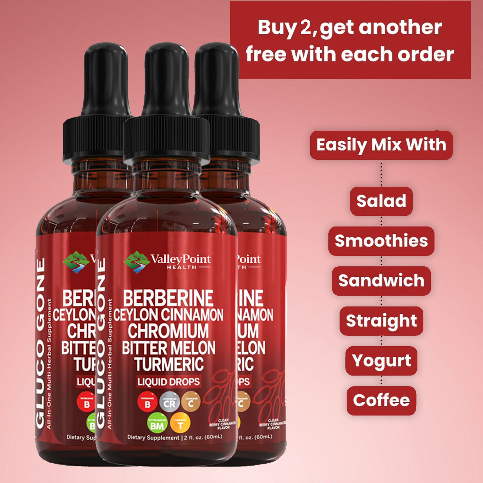 Berberine Cinnamon Blood Sugar Regulator