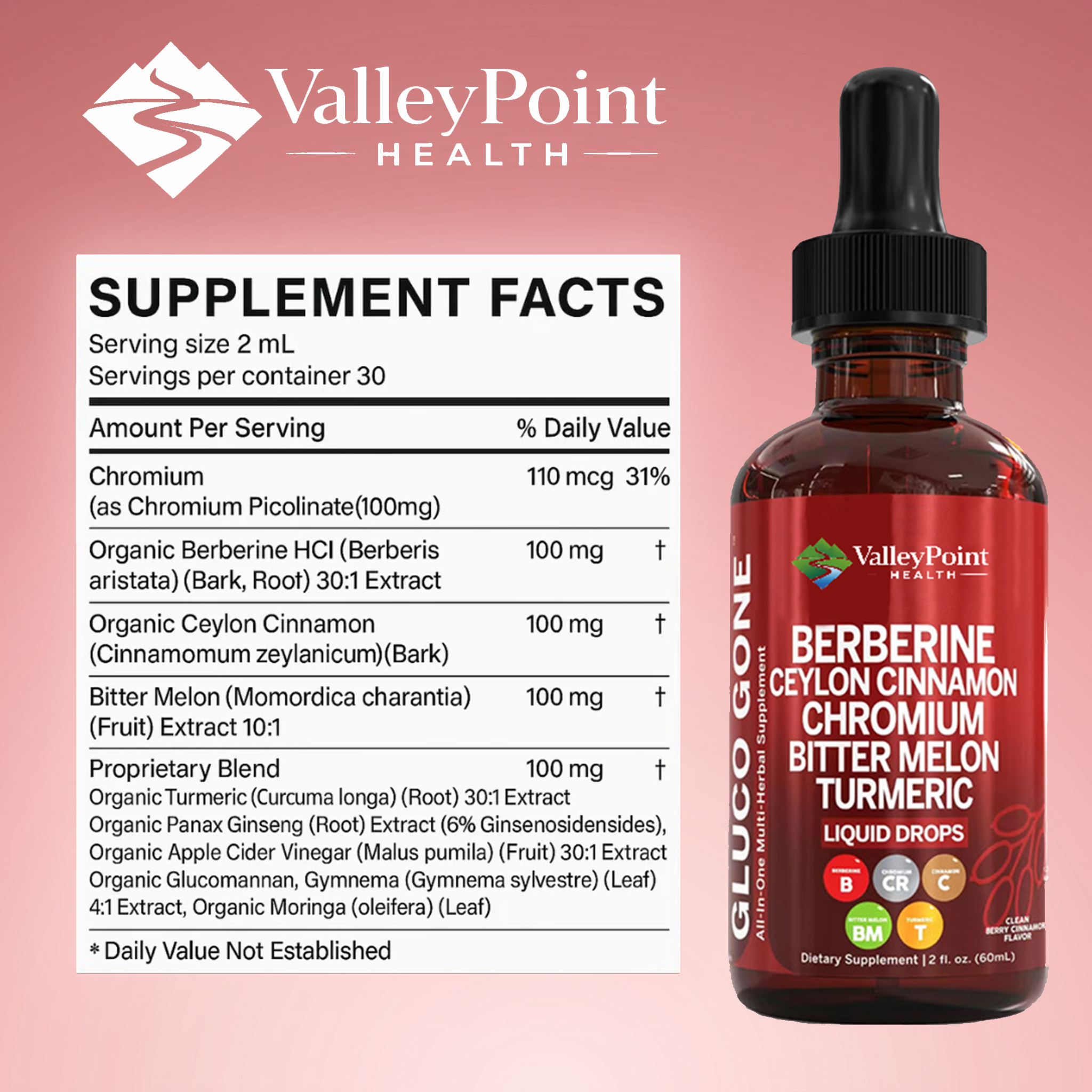 Berberine Cinnamon Blood Sugar Regulator